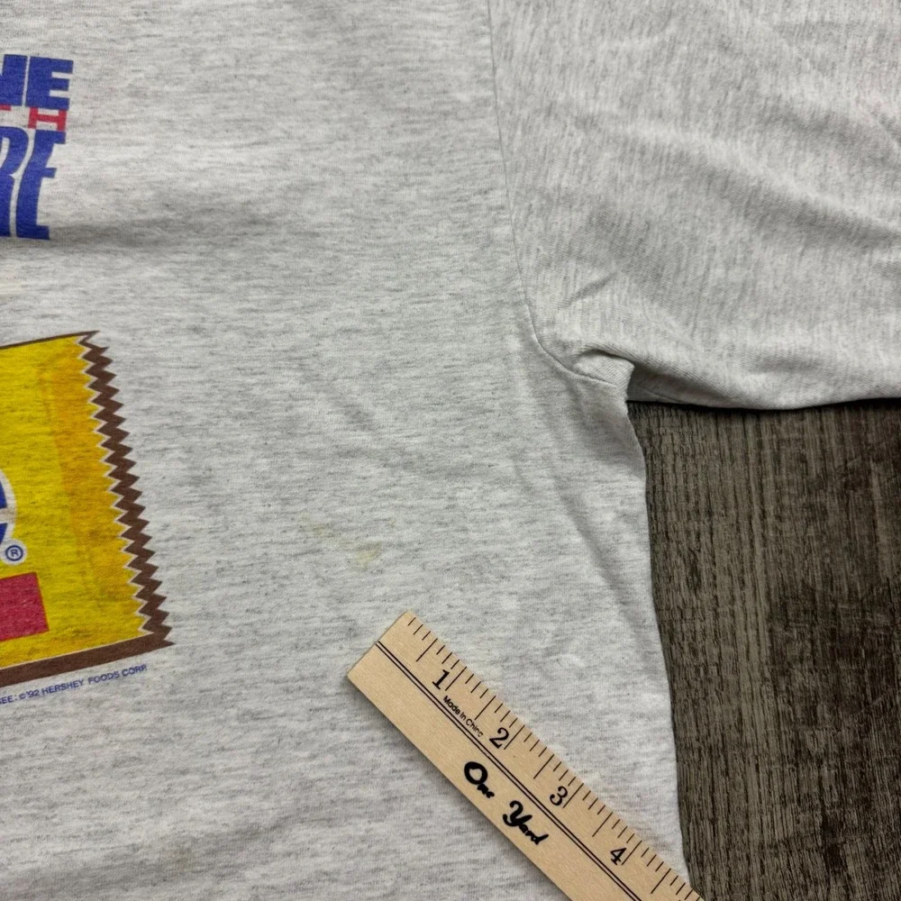 Vintage 1992 Hershey's Bar None Chocolate Candy Promo T-Shirt Tee 2XL